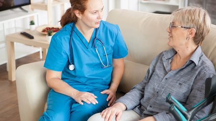 Female Healthcare nurse